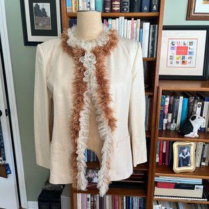 Vintage Jacobson's 100% Silk Woven Blazer